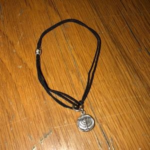 Alex and Ani Menorah Pull Cord Bracelet